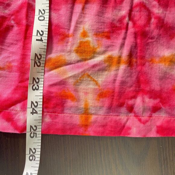 J Jill Top Women Medium Tie Dye Beaded Embroidered Shirt Blouse Bright Colorful - Picture 11 of 11